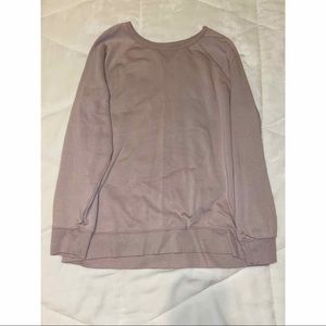 light pink crew neck